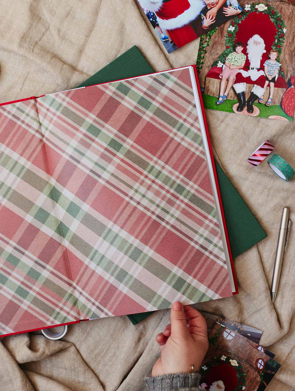 Christmas Photos DIY Album - Red - Write To Me US