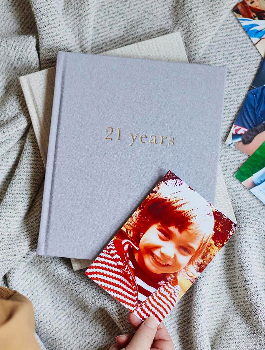 21 Years. 21 Years Of You. Light Grey