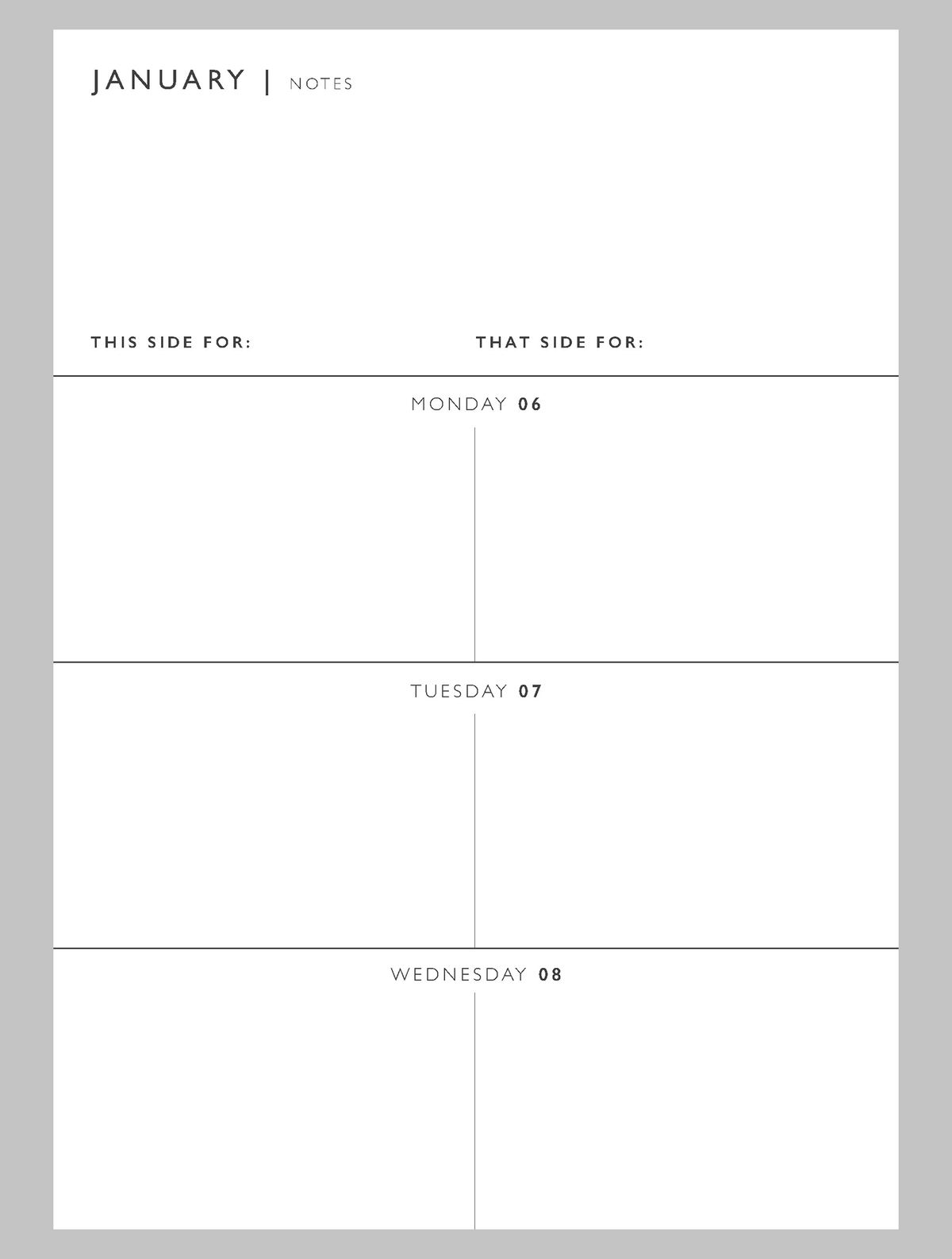 2025 Weekly Planner. Indigo. Preorder