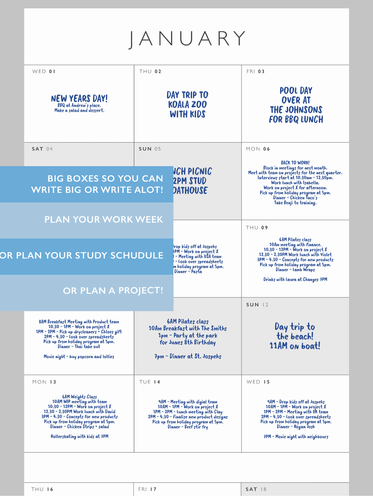 2025 Big Box + Daily Hustle Planner Bundle + FREE GIFT!