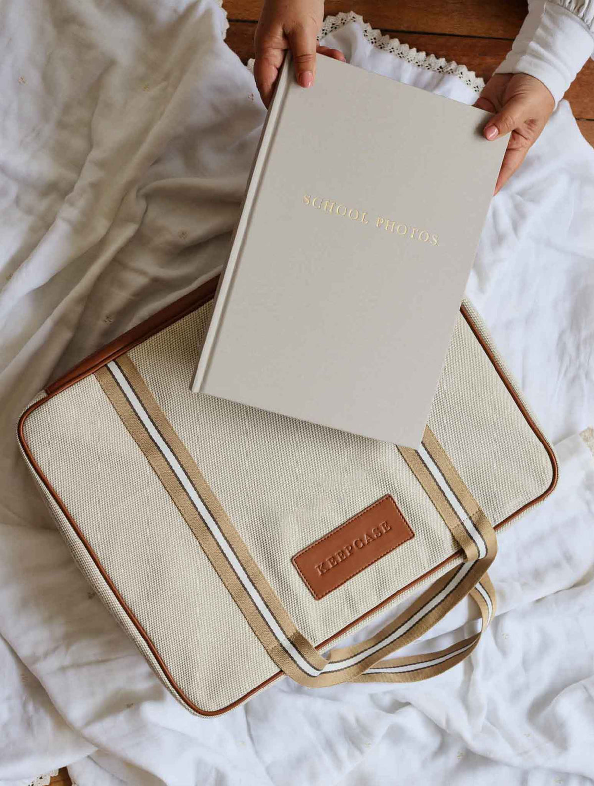 Keepcase Oatmeal + School Photos Grey Bundle