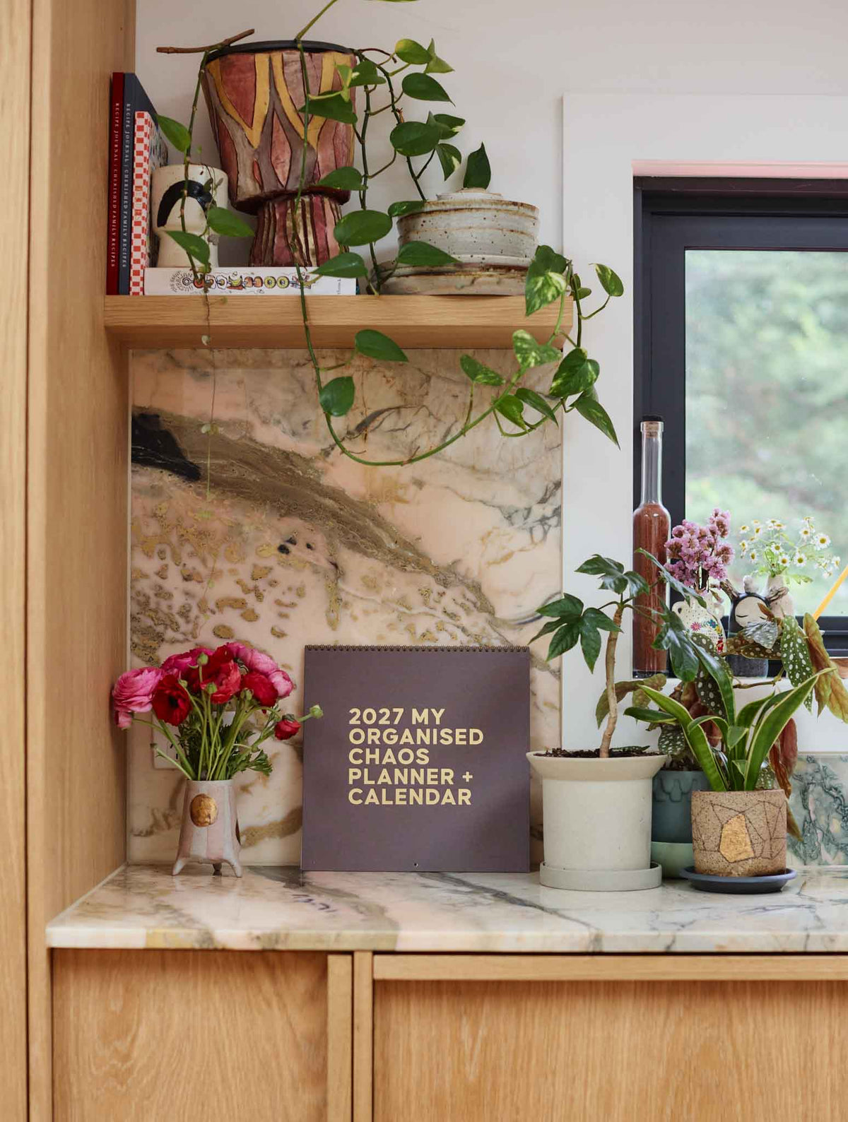 2027 Linen Planner & Calendar. Grey. Preorder