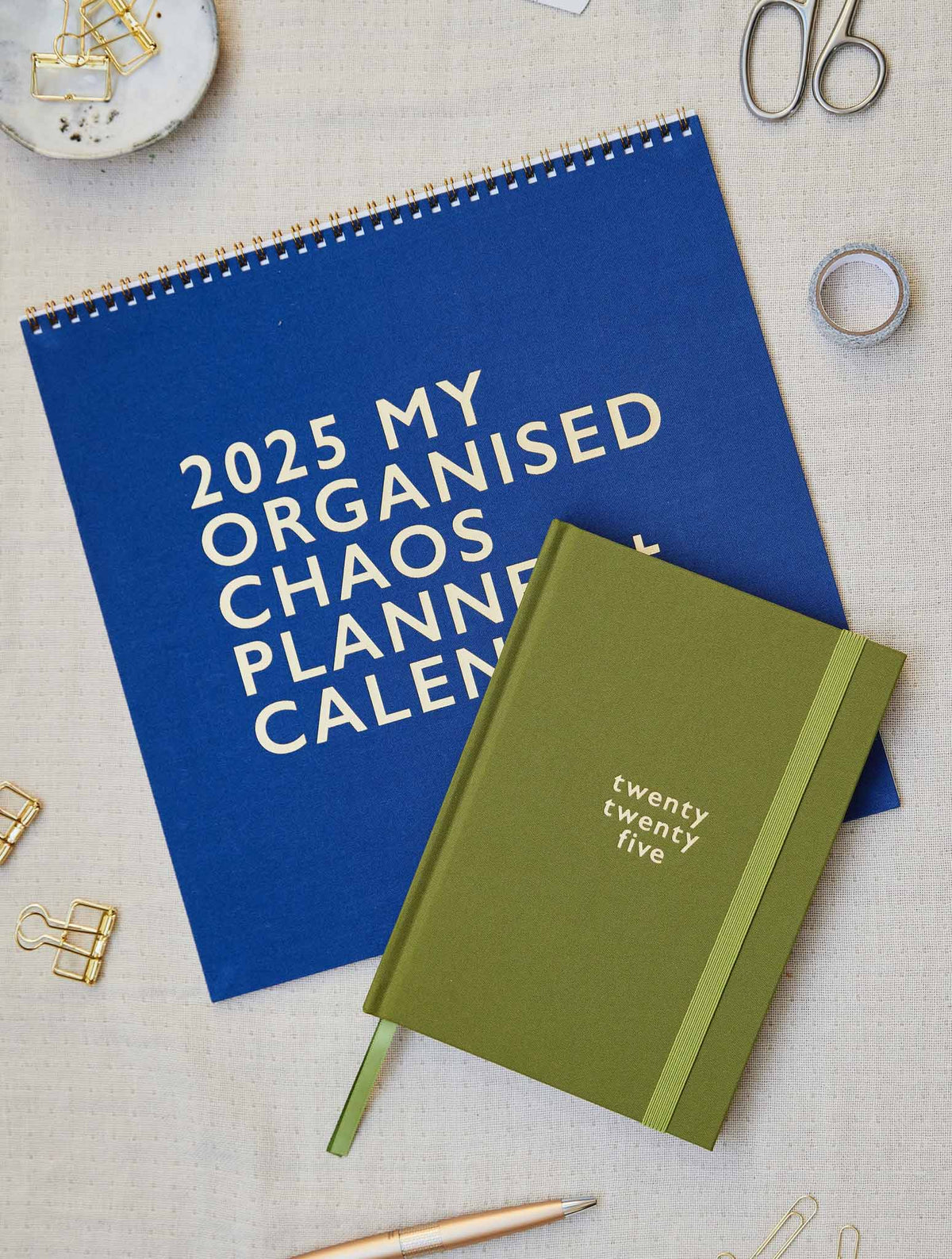 2025 Linen Calendar + Weekly Planner Forest Bundle + FREE GIFT!