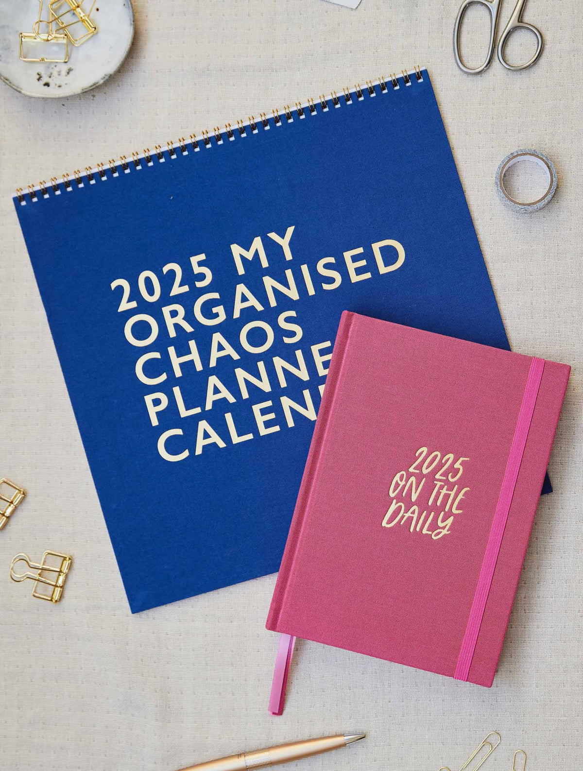 2025 Linen Calendar + On The Daily Planner Bundle + FREE GIFT!