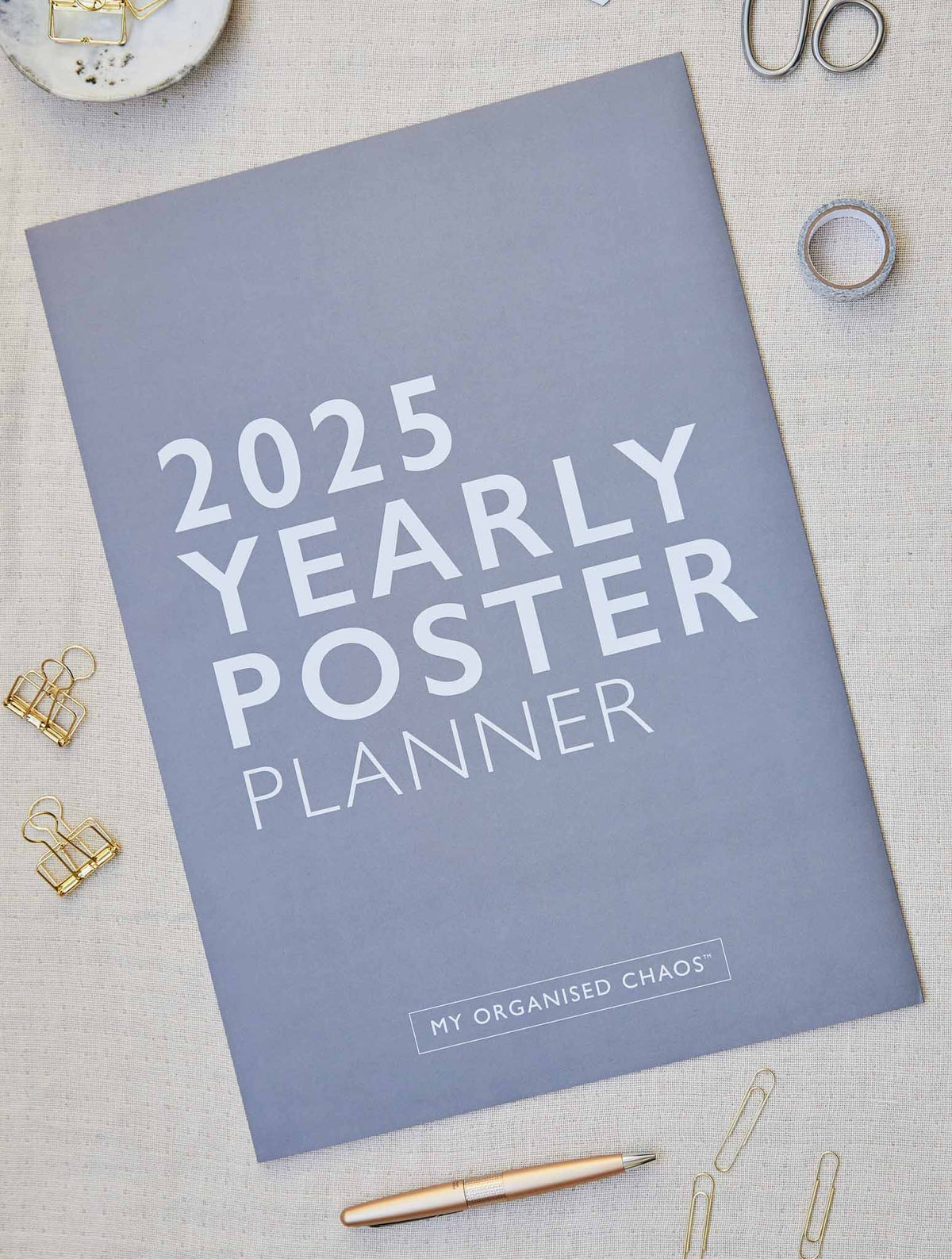 2025 Yearly Poster + Weekly Planner In My Lane Bundle + FREE GIFT!