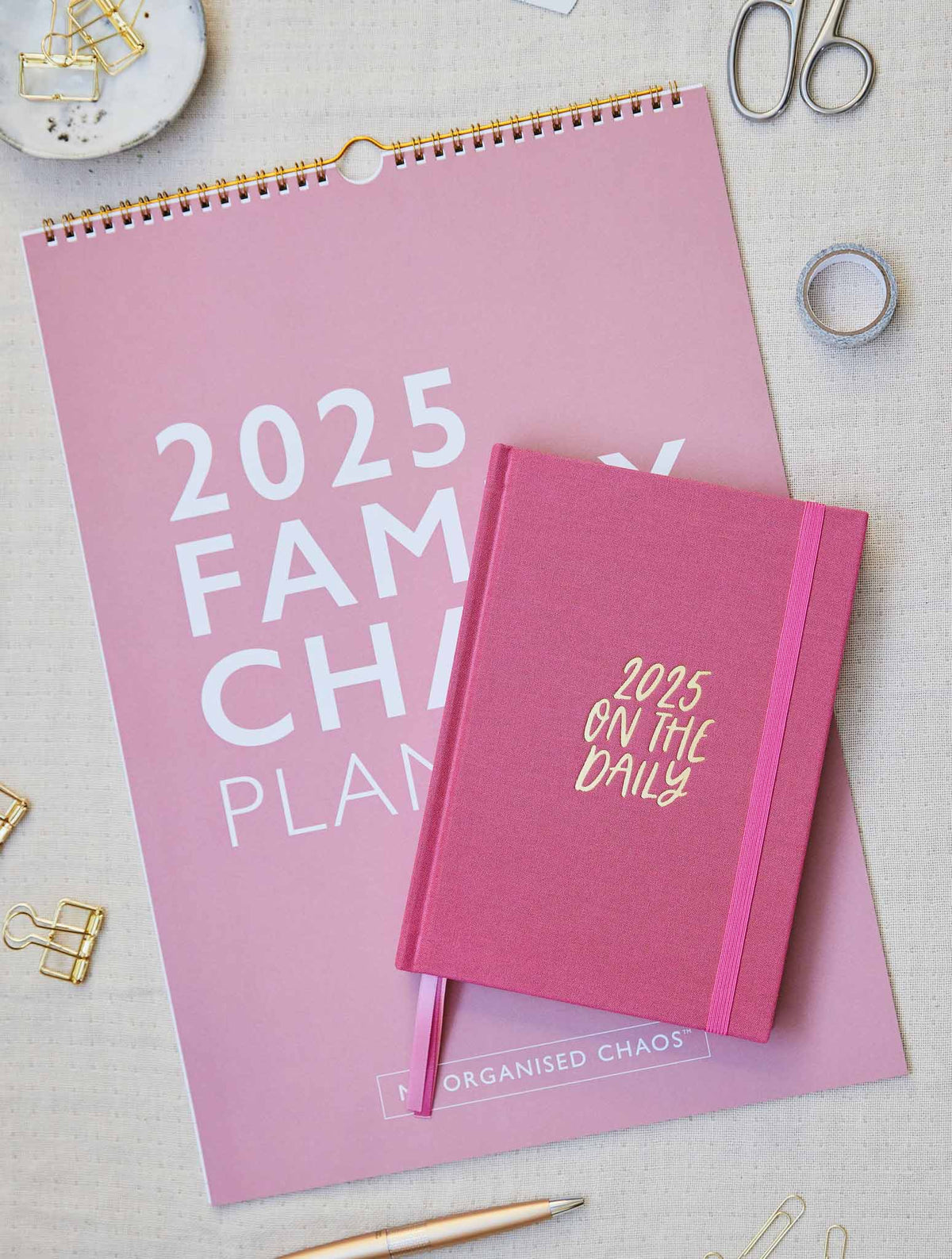 2025 Family Chaos + On The Daily Planner Bundle + FREE GIFT!