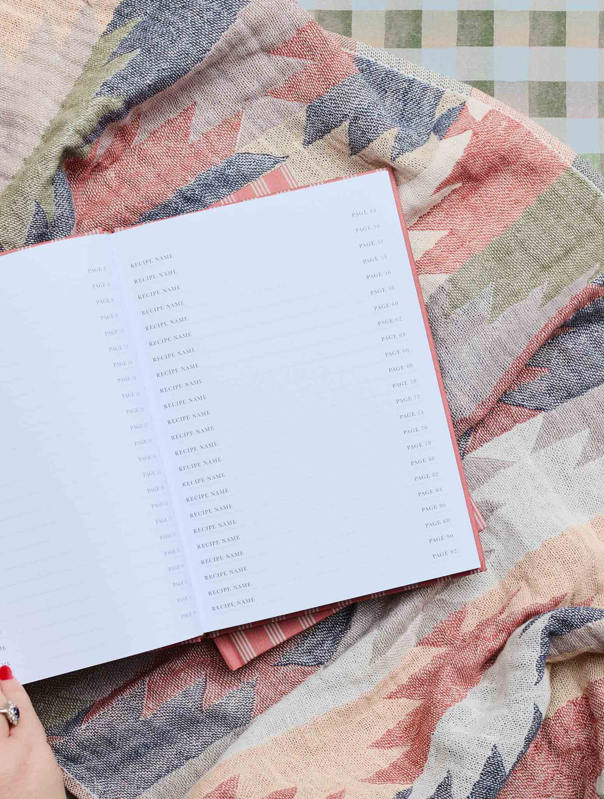 FREE RECIPE JOURNAL WITH PURCHASE OVER $120