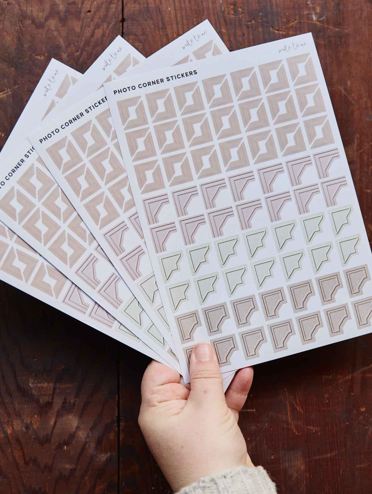 Photo Corner Stickers Pack. Preorder