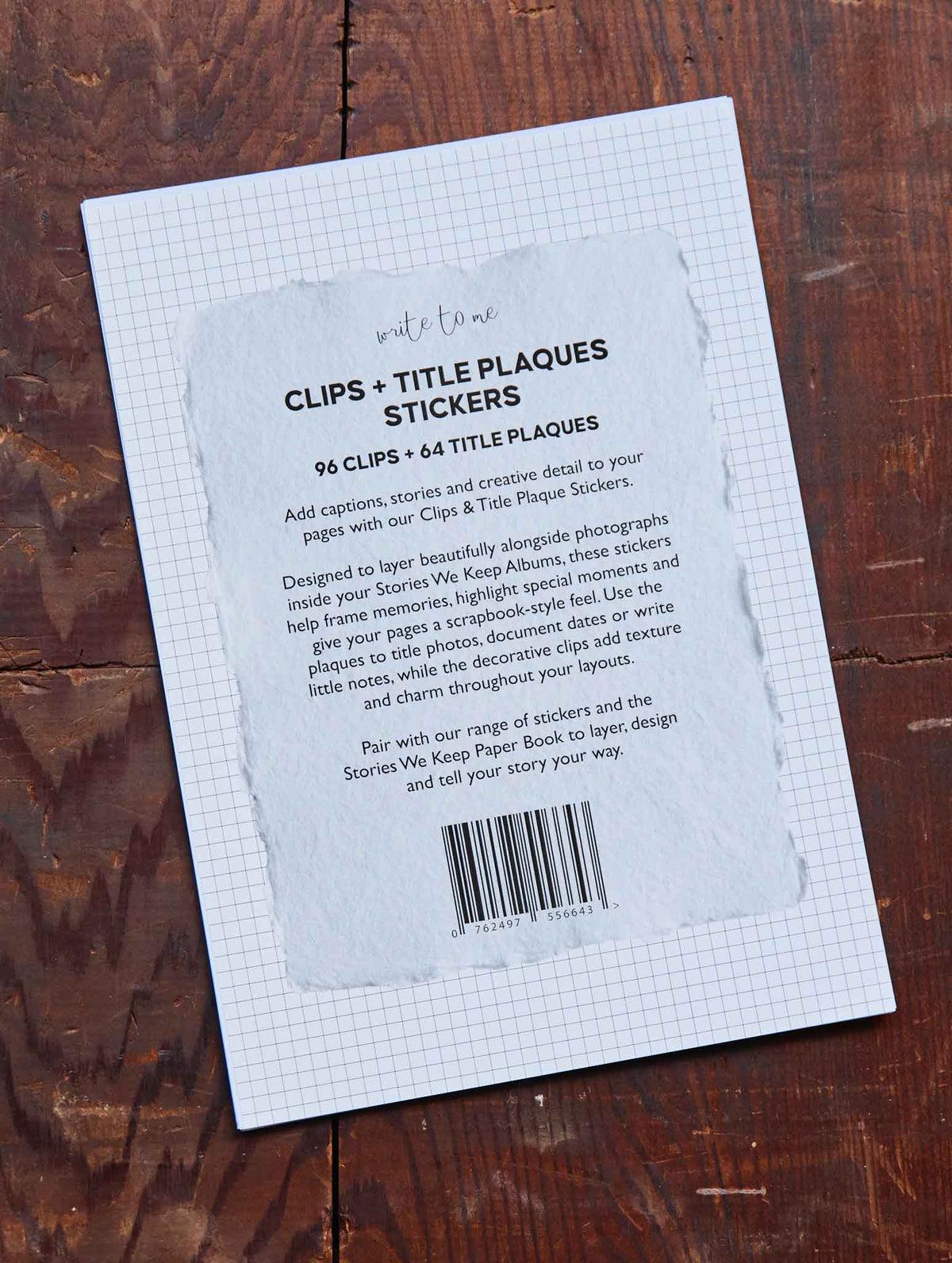 Clips + Title Plaque Stickers Pack. Preorder