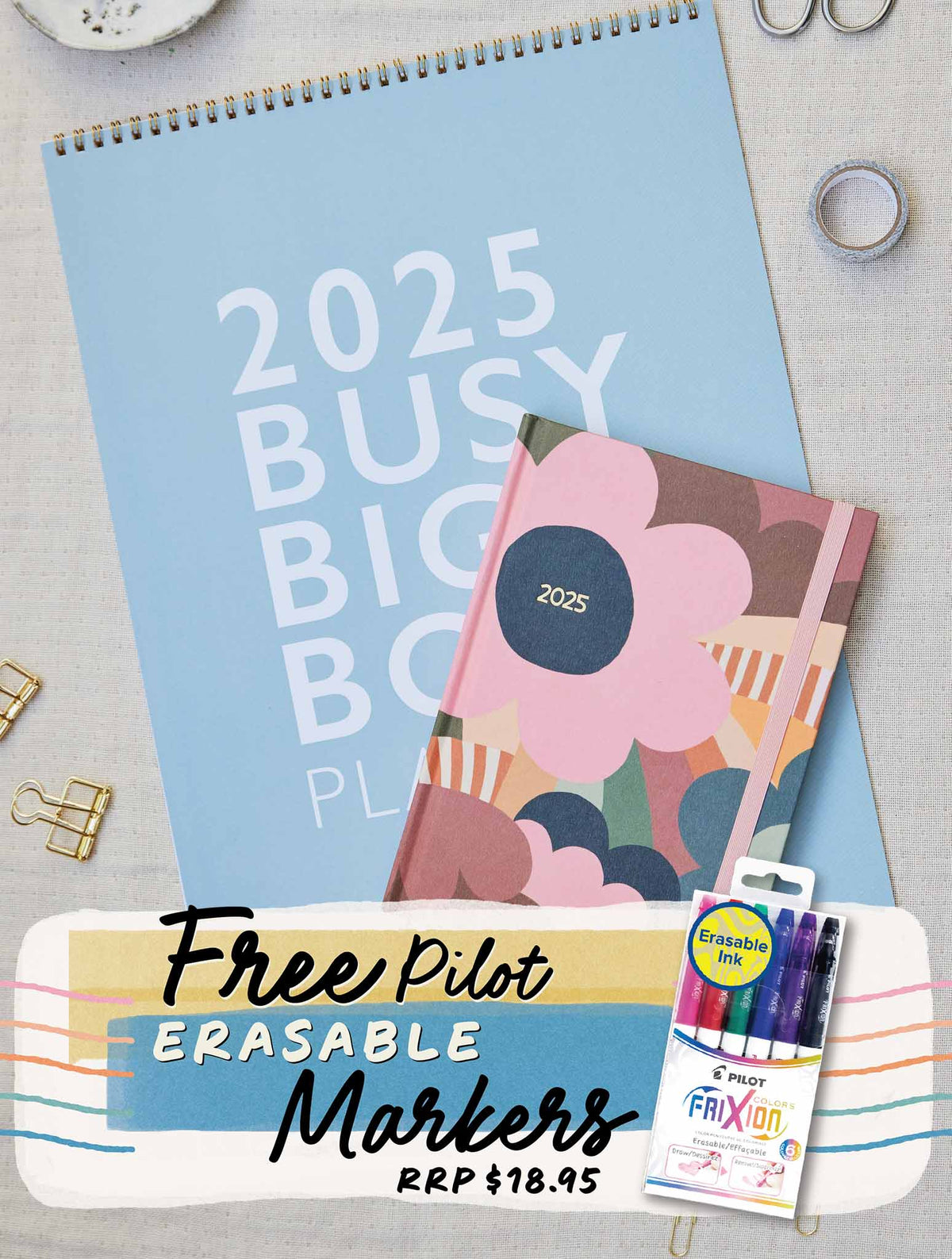 2025 Big Box + Weekly Planner Peony Bundle + FREE GIFT!