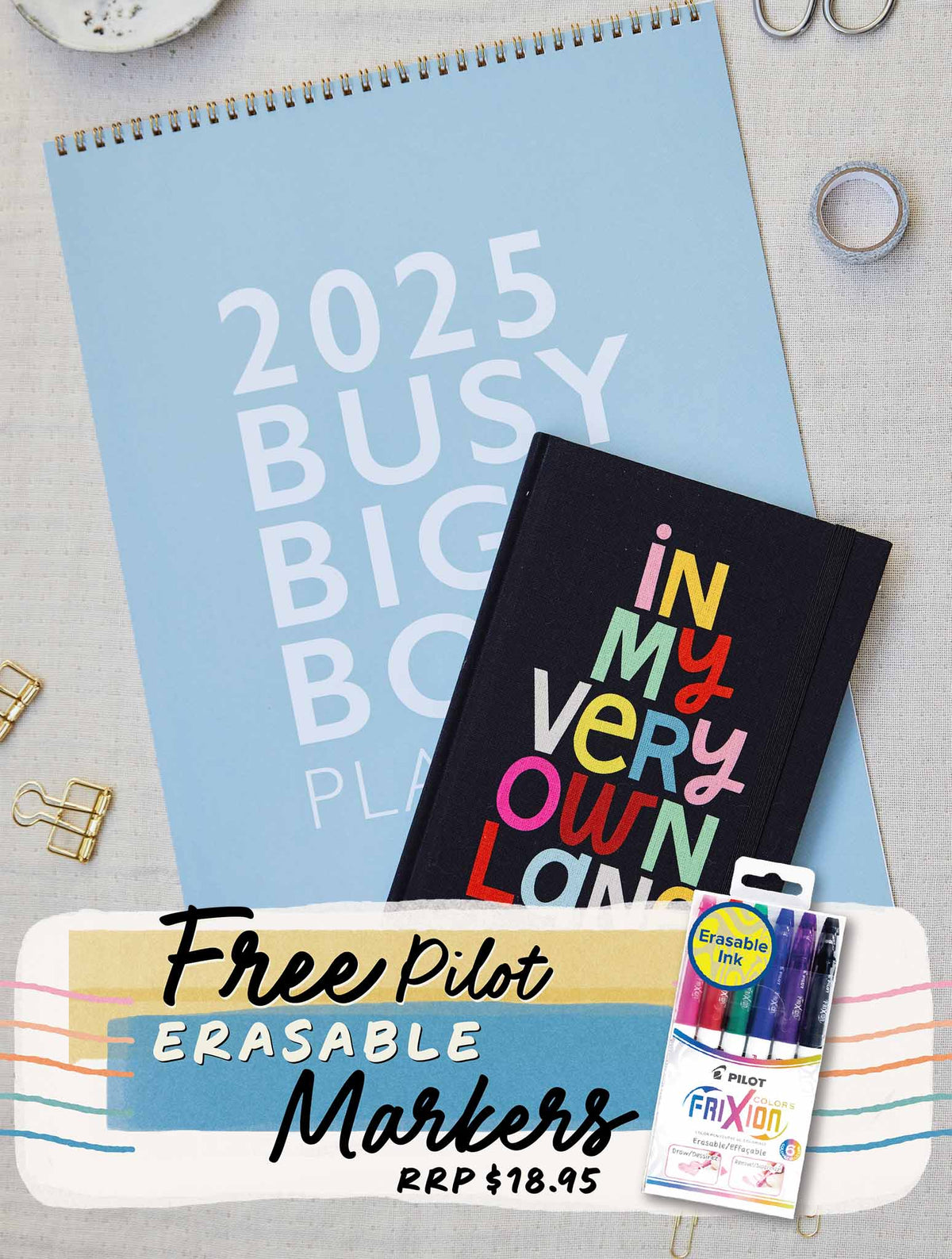 2025 Big Box + Weekly Planner In My Lane Bundle + FREE GIFT!