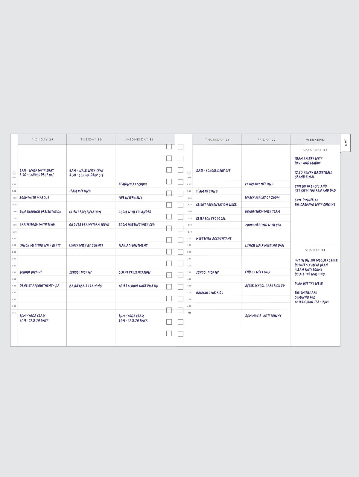 2027 Daily Hustle Planner. Pink. Preorder