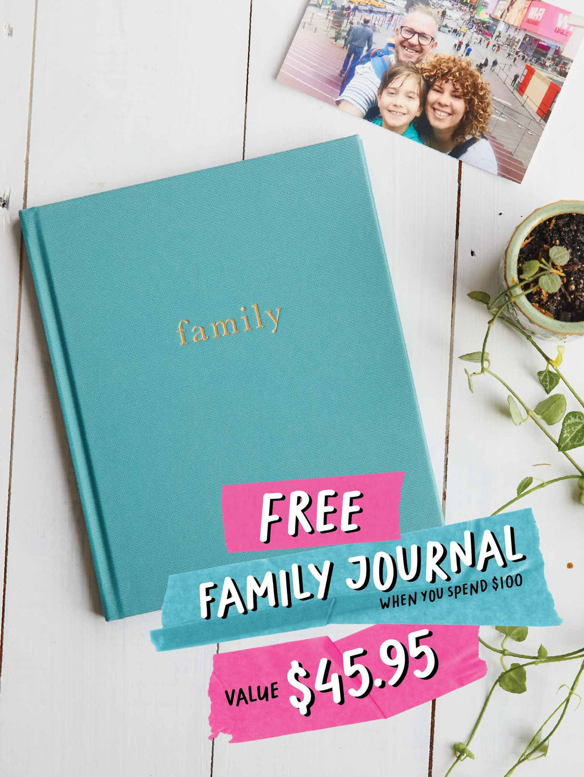 FREE JOURNAL WITH PURCHASE OVER $100