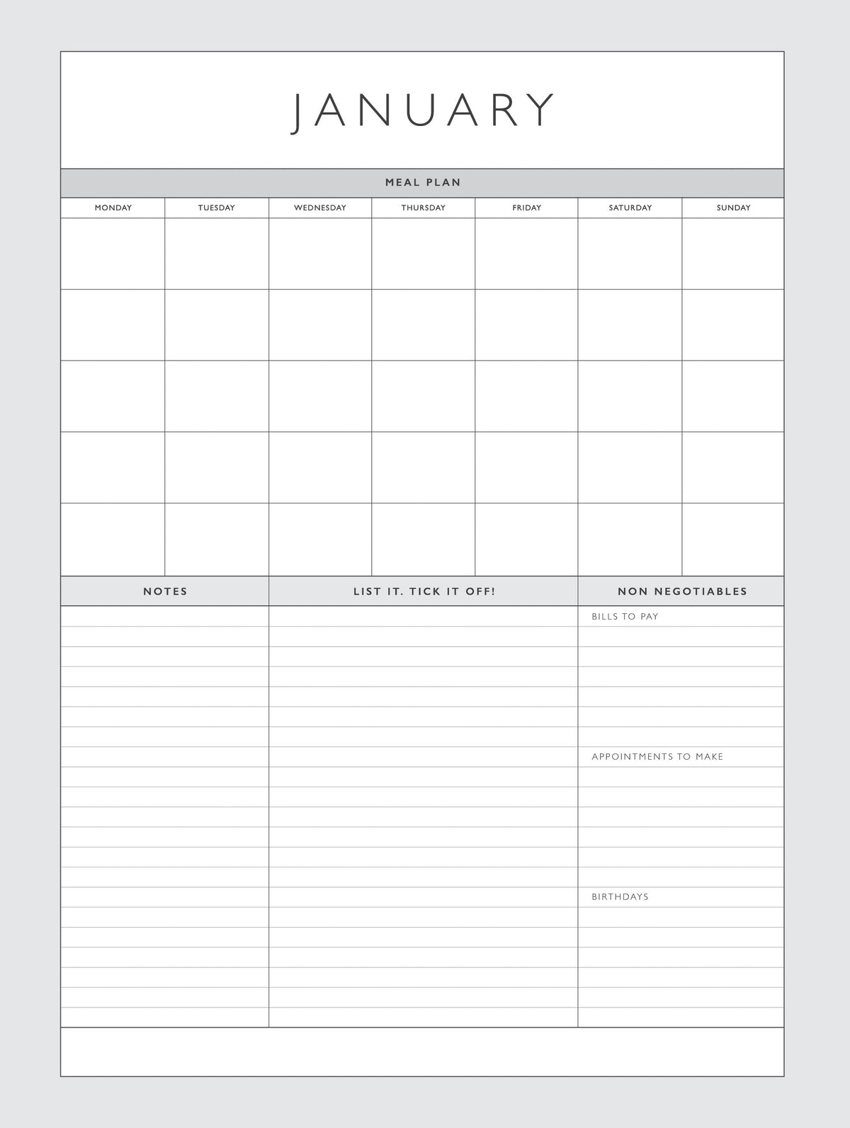 2027 Home Hustle Planner. Preorder