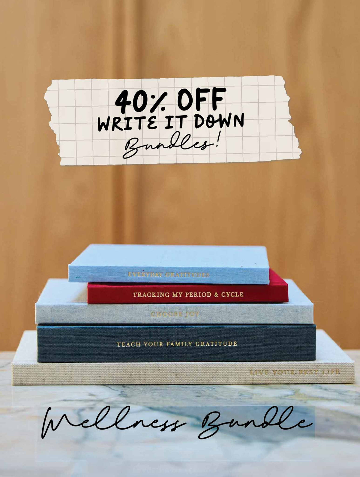 Wellness + Gratitude Bundle. 40% Off