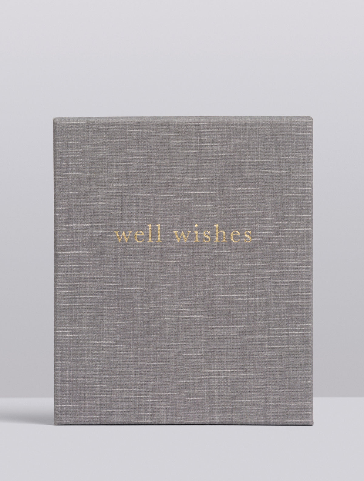 Well Wishes. Guest Book. Grey. Slightly Imperfect