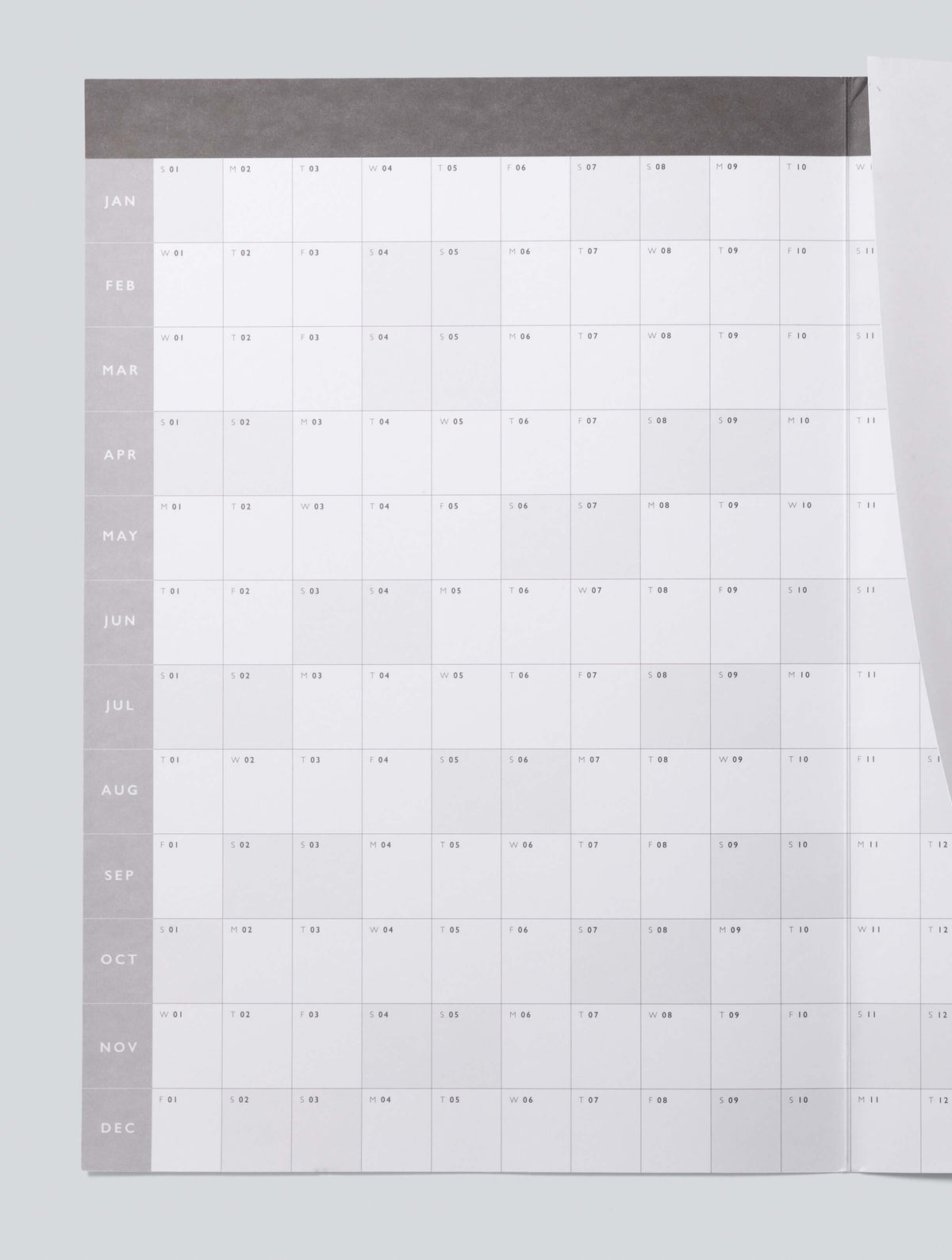 2024 Yearly Wall Planner