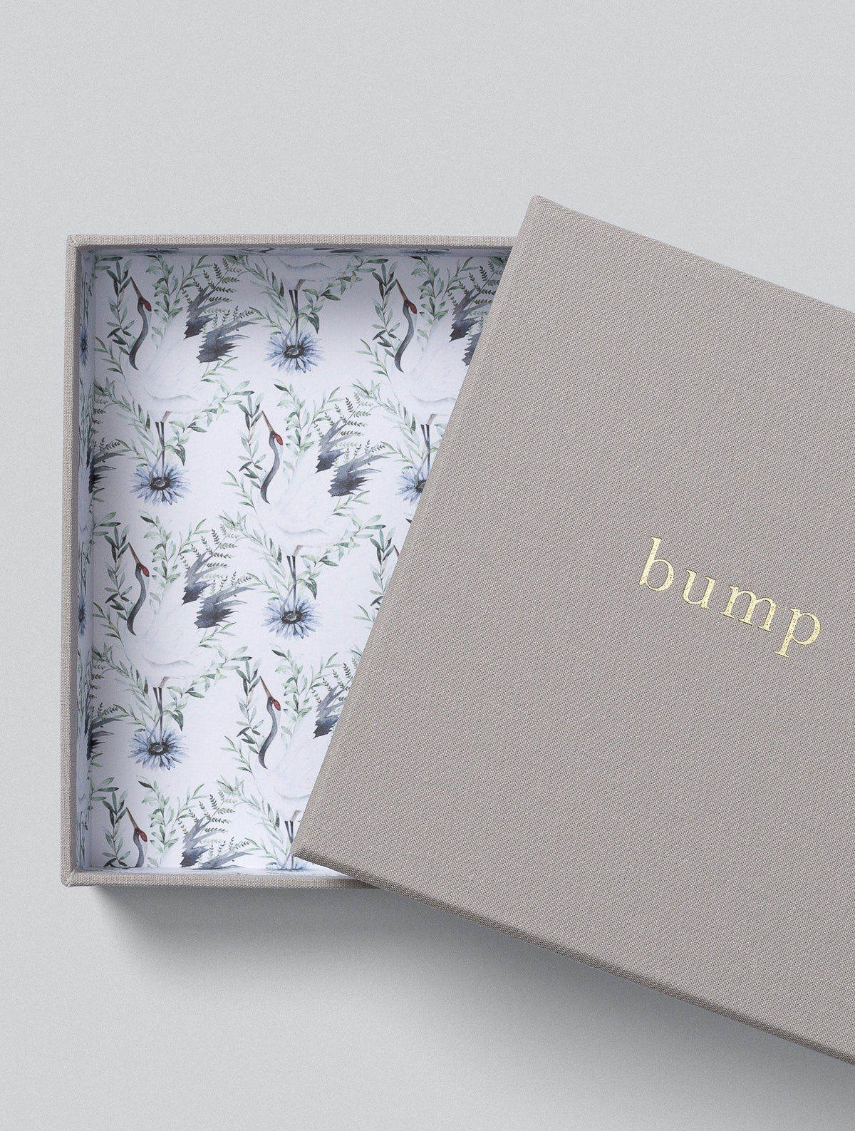 Bump. My Pregnancy Journal. Light Grey