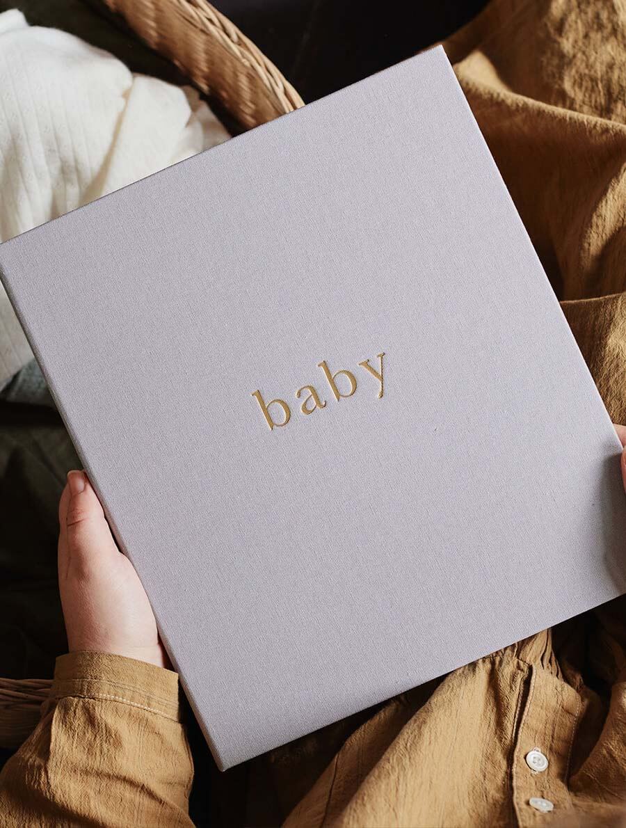 Baby Journal. Grey. Keep One Gift One Bundle